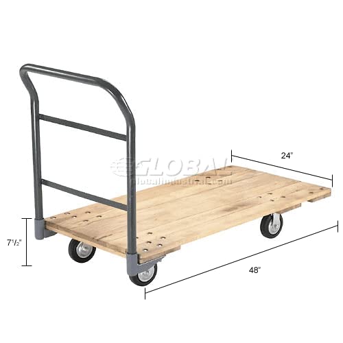Carretilla Industrial Global Industrial 48x24 1400 lb miniatura 6