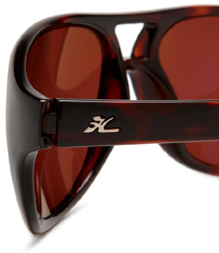 Hobie Balboa Polarized Sunglasses, Shiny Tortoise Frame/Copper Lens, One Size #TOP3