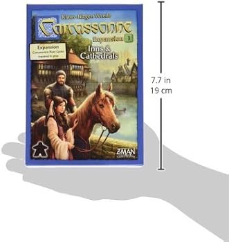 Amazon.com: Z-Man Games Carcassonne Inns & Cathedrals Expansion 1