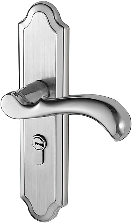 Door Knob with Double Keyed Squre Deadbolt Solid Steel Entry Door Handle Set with Deadbolt And Lever for Entrance for Indoor And Outdoor Use,1