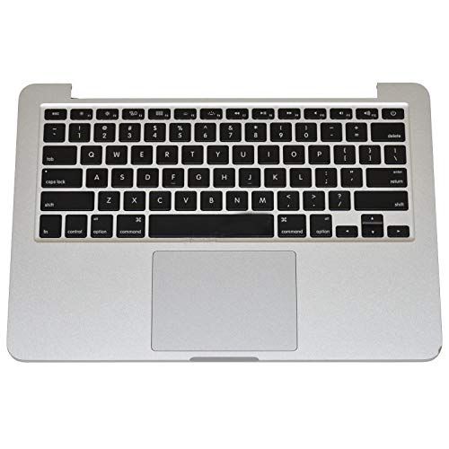 Replacement for 13" Mac Book Pro Retina A1502 2015 Laptop Upper Case Palmrest Touchpad Keyboard Assembly Part 661-02361 Top Cover Trackpad