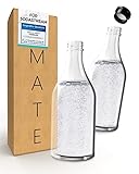 ✅ 33% MEHR SPRUDELWASSER: Endlich lassen sich ganze 800ml direkt im Crystal aufsprudeln. Das Gesamtvolumen der Flasche beträgt 900ml.