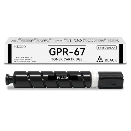 Image of MEZOO GPR67 GPR-67 Black Toner Cartridge High Yield 5745C003AA
