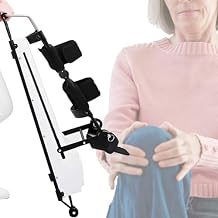 Electric Knee Machine - CPM Machine for Knee Joint Flexion & Extension, Lower Limb Traction Machine Leg Rehabilitation Equipment, 0120 Angle & 10-Speeds Adjustment L