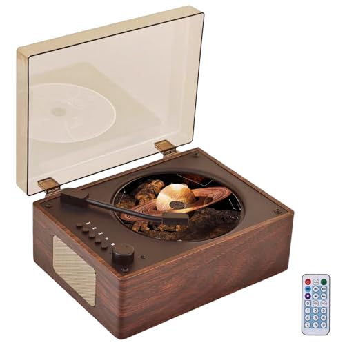 Reproductor de CD portátil con Bluetooth 5.3, reproductor de CD recargable con cubierta antipolvo, retro HIFI reproductor de CD con mando a distancia, compatible con AUX USB óptico