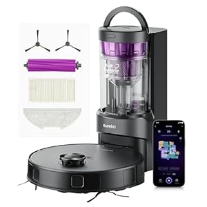 Aspirateur Robot Puissant et Autonome avec Station de Vidage Eureka E20 Plus