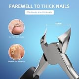 Professional Nail Clippers for Thick Toenails - Sharp Blade
