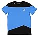 Star Trek Science Blue Paneled Uniform The Next Generation T-Shirt, X-Large