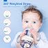 hahaland Sippy Cup for 6+ Month Old - 2 in 1 Spout & Straw Sippy Cups for Toddlers 1-3 No Spill Transition Weighted Straw Toddler Cups - 1 Cup with 3 Nipples