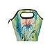 Lianchenyi Iris in Bloom Cooler Warm Pouch borse per il pranzo portapranzo per scuola lavoro Portable borse pasto cibo, borsa per un picnic