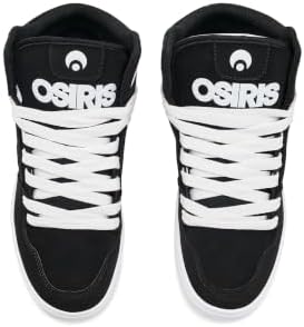 Osiris Men's Clone, Black/White/White, 5 Medium - 1