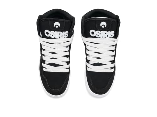 Osiris Men's Clone, Black/White/White, 5 Medium