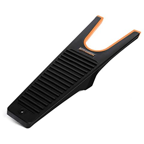 Sturdy Boot Jack With Non-Staining Rubber Grip, Removes Rubber, Cowboy, Waders And Work Boots Easily Without Bending Over (ORANGE) Cover