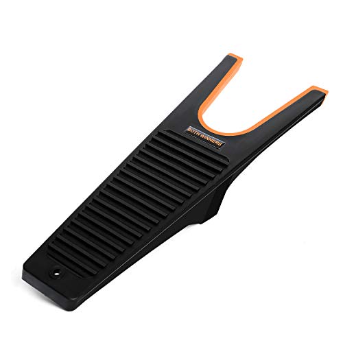 Sturdy Boot Jack With Non-Staining Rubber Grip, Removes Rubber, Cowboy, Waders And Work Boots Easily Without Bending Over (ORANGE)