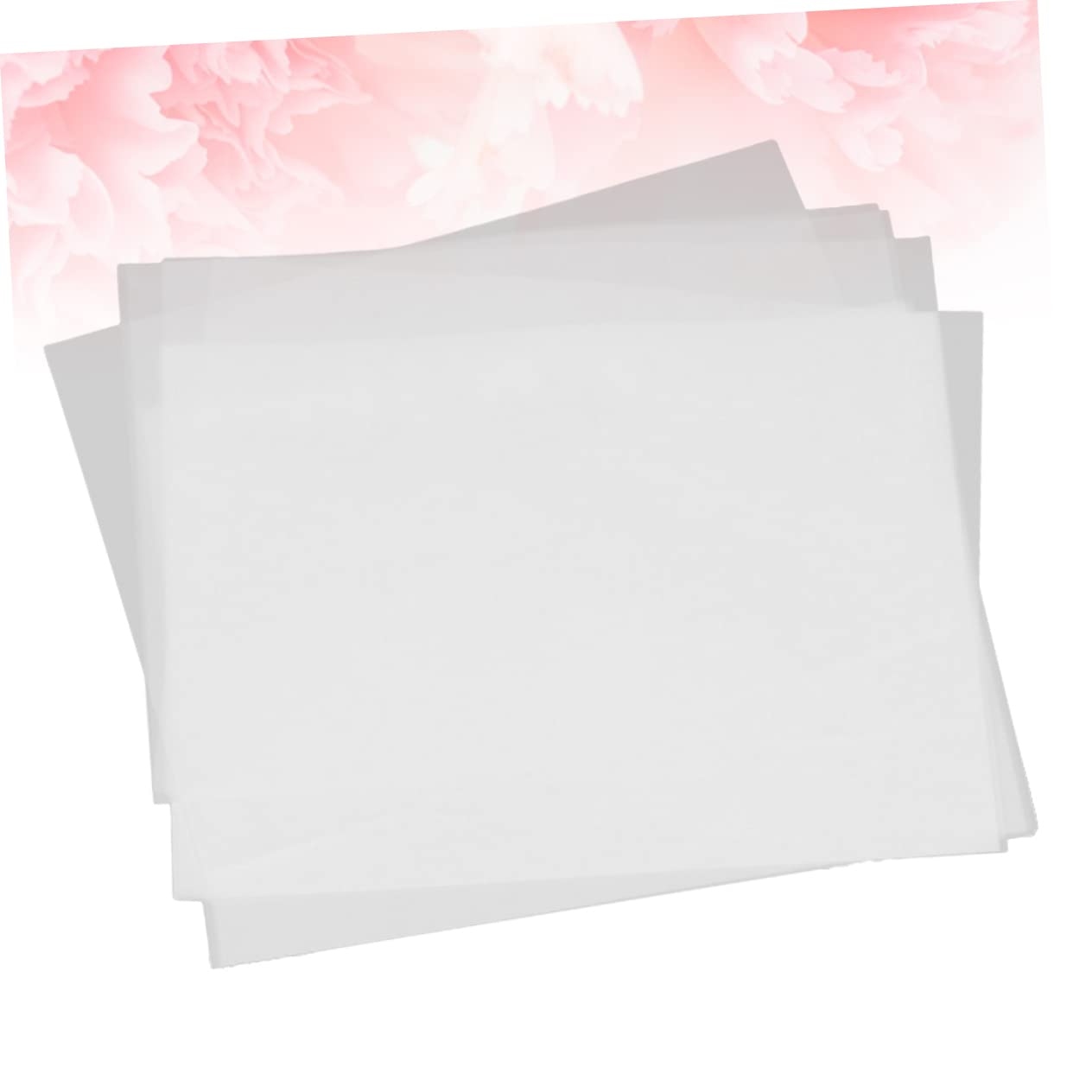 HOODANCOS Set di 50 Fogli Carta da Lucido Traslucida A3, Carta da Disegno Tecnico per Calligrafia e Ricalco, Resistente allo Sbiadimento per Artisti e Progettisti