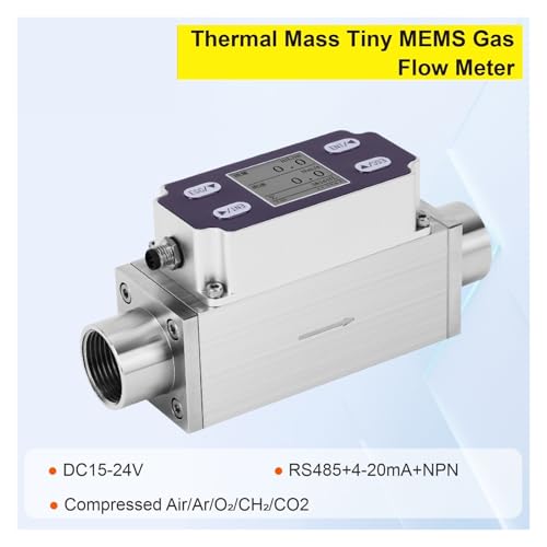 Sensor de flujo de masa termica micro MEMS 0-200L min con salida digital RS485 para argon 3