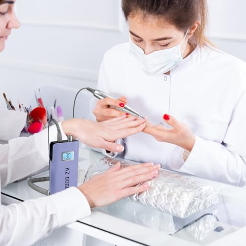 Rechargeable-Nail-Drill-Machine-AZ-GOGO-30000RPM-Professional-Portable-Nail-Drills-for-Acrylic-Gel-Nails-Electric-E-File-with-LCD-DisplayPurple