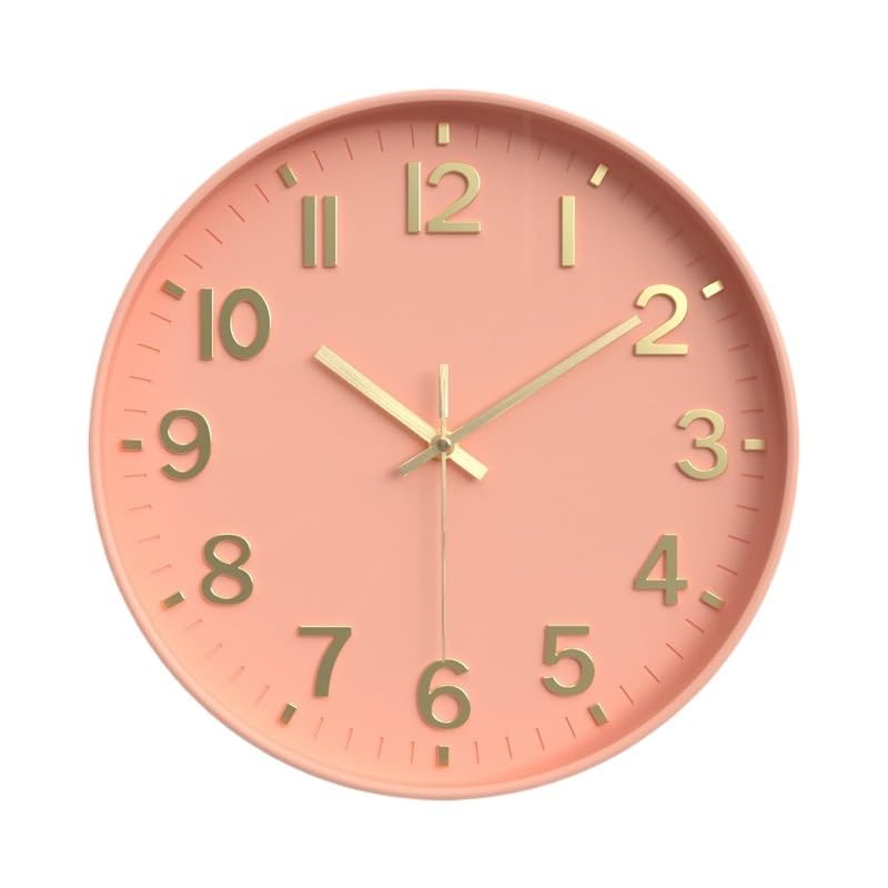 Horloge de salon moderne silencieuse et grand cadran mural de quartz