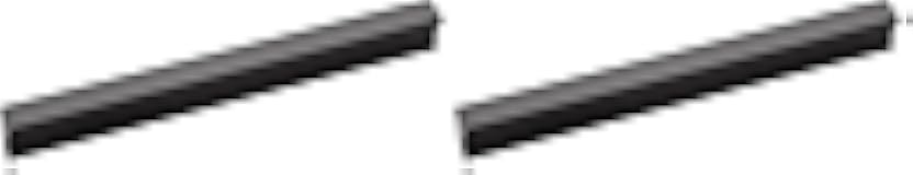 Hickory Hardware 1 Pack Solid Core Kitchen Cabinet Pulls, Luxury Cabinet Handles, Hardware for Doors & Dresser Drawers, 5-1/16 Inch (128mm) Hole Center, Flat Onyx, Streamline Collection