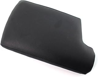 Zilimontt Elegante kit de repuesto de cubierta de reposabrazos de cuero de fibra para E90 E92 E93 LHD cómodo número OEM 51168238230 varios colores disponibles (negro)