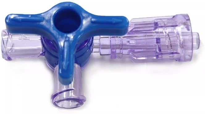 50 pk, Luer Stopcocks 3-Way, Luer Connections, Non-Sterile, Medical Injection Stopcock, ZSHRX-030A (PC+PE, Unsterile Bulk Packing)