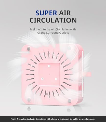 AIRSEE Poderoso Colector de Polvo para Uñas ND503 miniatura 6