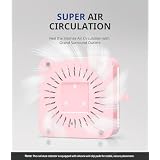 AIRSEE Nail Dust Collector - Powerful Vacuum Fan for Manicure