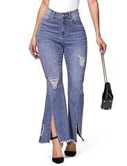 A Light Blue-split Hem