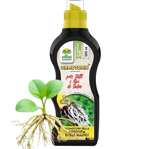 Albagarden - Liquido Radicante Per Talee - Accelera La Crescita Naturale Delle Radici - Alternativa All' Ormone Radicante - Radicante Liquido x 500 ml