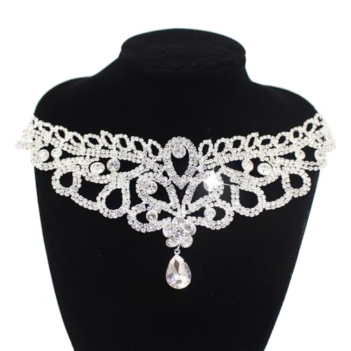 PEARLY JUN Rhinestone Appliques Silver Diamond V Neck Applique Patches for Dresses Hand Sewing Craft Projects DIY Wedding Clothes Shoes Hats Bags Embellishments by PEARLY JUN - Used condition - Image 8