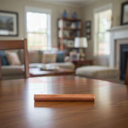 Image of Vastu Round Copper Stud | Vastu Stud Remedy | 3-Inch | Length -8mm | Pack of 9 | Remedy for Vastu Dosh Correction & Balancing Fire Element