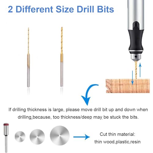 JANGKLIFE USB Rechargeable Portable Electric Micro-Sanding Pen, 3.7V 3-Speed Adjustable, Suitable for Grinding, polishing, Drilling, Engraving, DIY Crafts, E-108 - Image 4