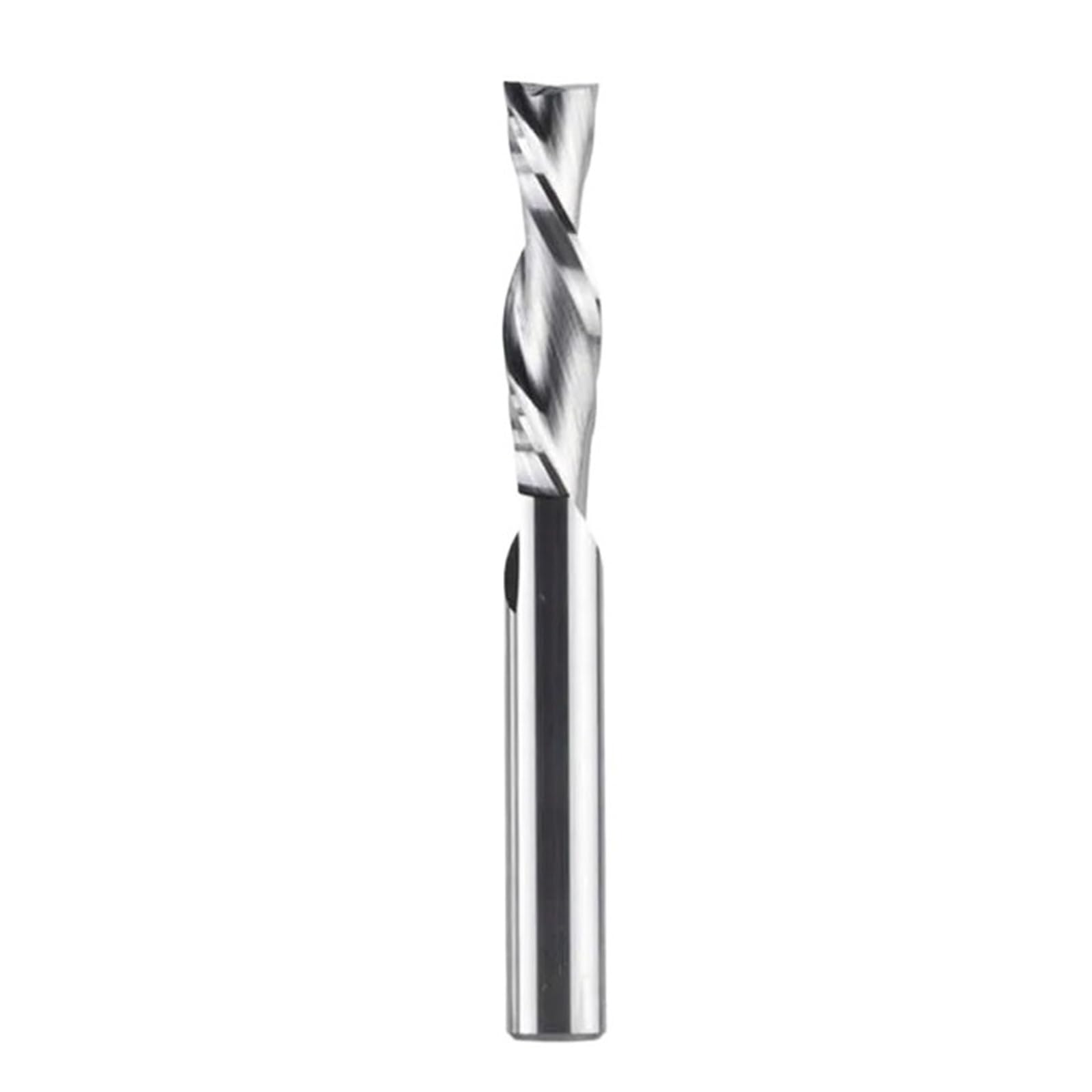 1pc Fresa In Metallo Duro Solido 3.175 4 6 8mm 2 Flauto Router A Spirale Bit Fresa In Metallo Duro Legno MDF Down Cut(WD2F-D8.0-L32)