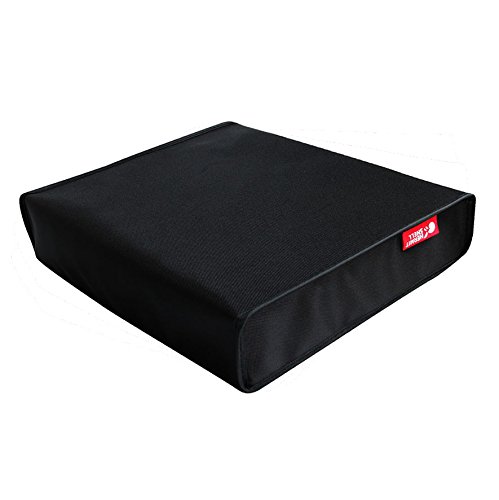 For Microsoft Xbox One S (2016 Slim Model) Game Console Dust Proof Cover with Soft Velvet Lining [Horizontal Style] Black by Hermitshell