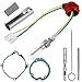 US Diesel Heater Glow Plug Repair Kit 12V/24V Portable Car Heater Repair Parts Lightweight Diesel Heater Glow Ignition Plug Kit Parking Heater Maintenance Kit for Diesel Heater(green)
