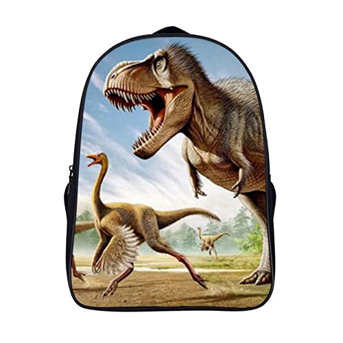 Sac à dos d'école dinosaure pour garçons et filles au format 40x28x16cm