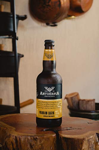 Kit Cerveja Antuérpia - 1 Garrafa Lager + 1 Garrafa Witbier + 1 Taça