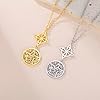 VASSAGO Witches Knot Necklace Tetragrammaton Pentagram Necklaces Celtic Knot Pendant Protection Witchcraft Pagan Irish Jewelry for Women Men (Silver Witch Knot Necklace 2) #5