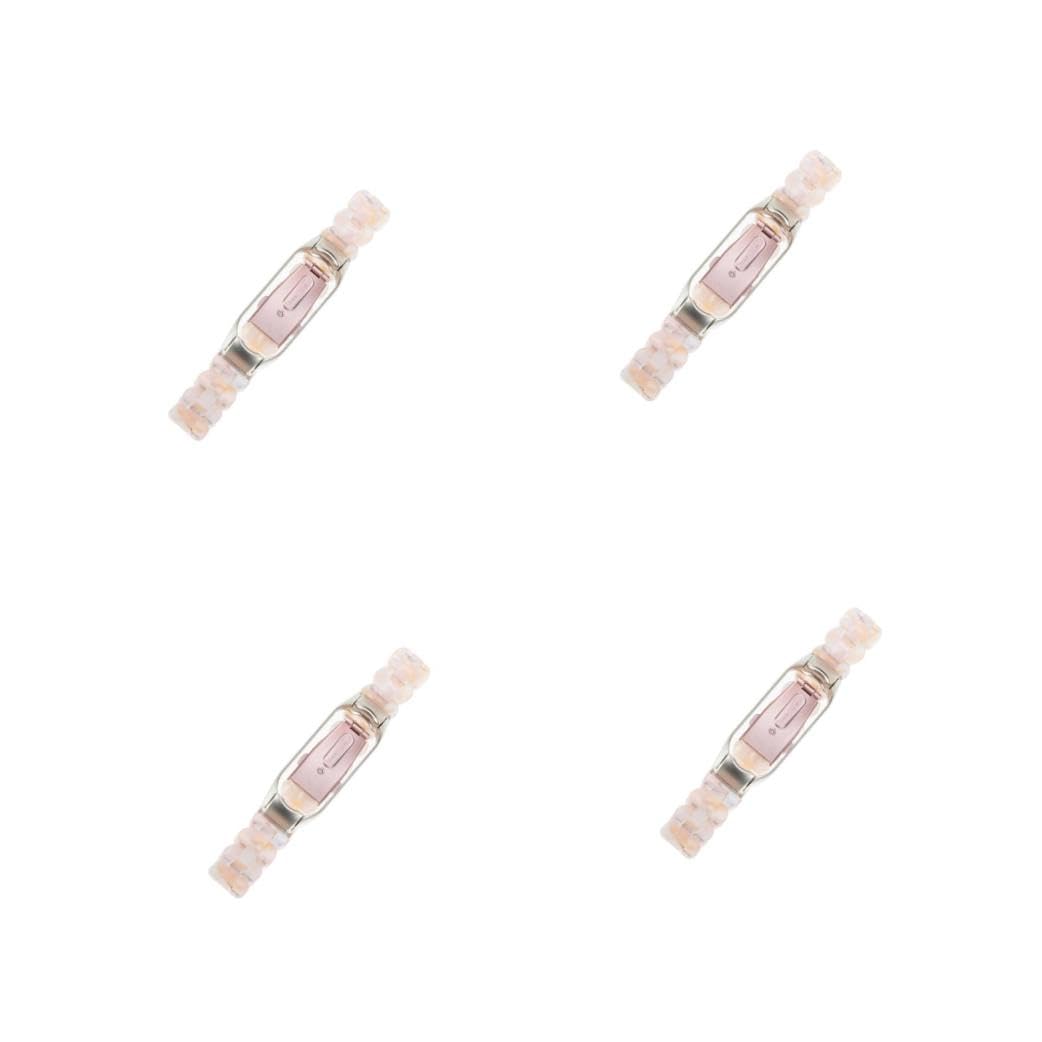 Hemobllo 4pièces Bracelet Résine Avec Boucle Inoxydable Compatible Avec Band Design Élégant Et Léger Remplacement Facile Pour Montre Connectée