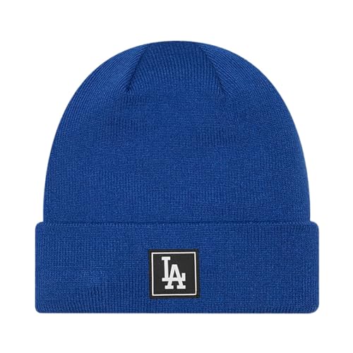 New Era Mens Team Cuf Beanie Hat Blue