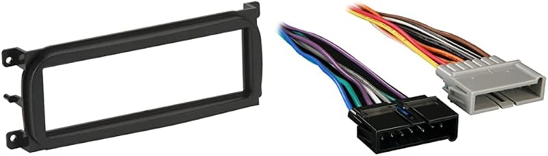 Kit de instalação de rádio Metra 99-6503 com chicote 70-1817 para Chrysler, Dodge e Jeep – 1 unidade