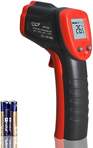 Wintact Infrared Thermometer Cooking Digital Temperature Gun -58℉-986℉(-50℃-530℃) with Max-Min Measure (Not for People) Digital Infrared Thermometer with Backlit for Kitchen and Cooking