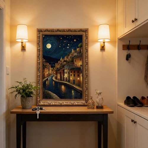 Impression sur toile ciel étoilé magique pour chambre cocooning - 5