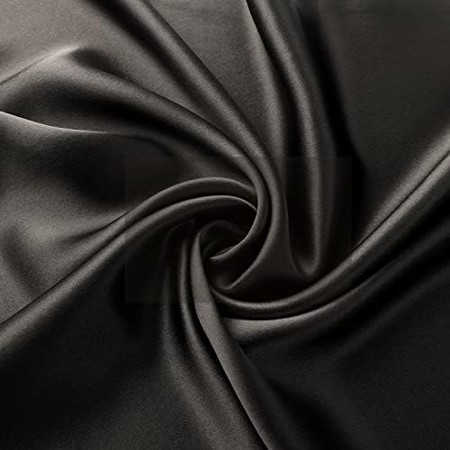 ALASKA BEAR Silk Pillowcase for Beauty Sleep Pure Genuine 22 Momme Mulberry Silk Crepe Pillow Case Cover for Hair and Face Skin Health Standard Size (1pc, w/ Luxury Gift Box)