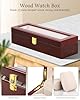 Watch Display Storage Box Jewelry Collection Case Organiser Holder for Men Wooden #2