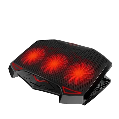 Base refrigerante para notebook con tres ventiladores ajustable miniatura 5