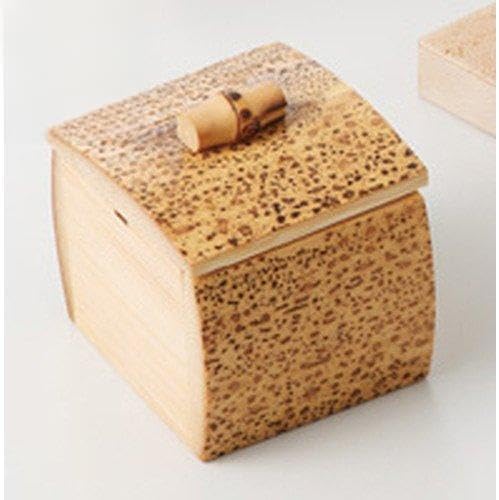 セトモノホンポ(Setomonohonpo) Set of 3 condiments with lid, 2.4 x 2.4 x 2.0 inches (6 x 6 x 5 cm), Wooden Soba Udon Assortment, Japanese Tableware, Restaurants, Commercial Use, Summer