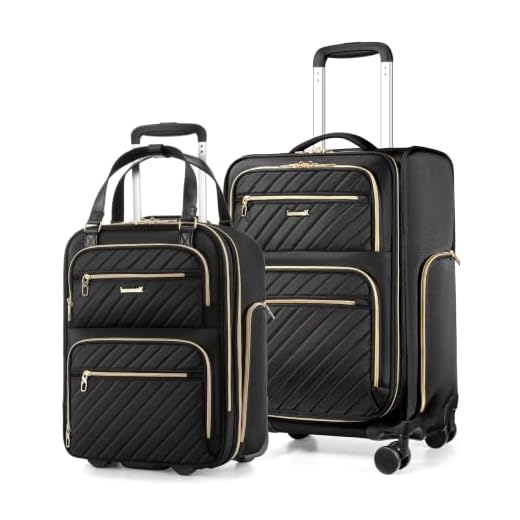 LUGGEX 2-Piece Softside Luggage Set