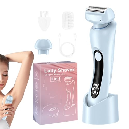 Afeitadoras de mujer para mujer, recortadora de bikini para mujer, afeitadora eléctrica para mujer, impermeable, recargable, depiladora inalámbrica para bikini, cara, cuerpo, maquinillas de afeitar