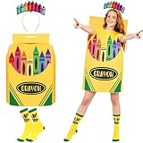 3 Pcs Halloween Crayon Costume Crayon Box Costume Back to School Cosplay